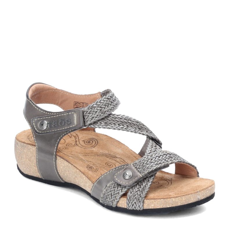 Tru 16406 Dkgy Womens Taos Trulie Sandal Dark Grey 37ed6f16 85fa 4a34 ae92 7610cf637cc2