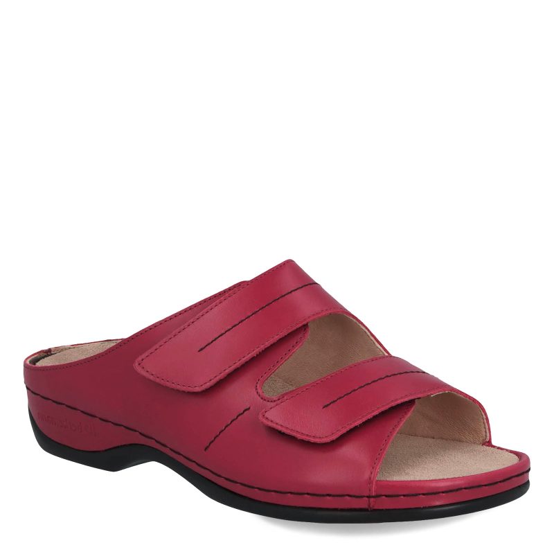 01002 277 Womens Berkemann Daria Sandal Ruby Calfskin