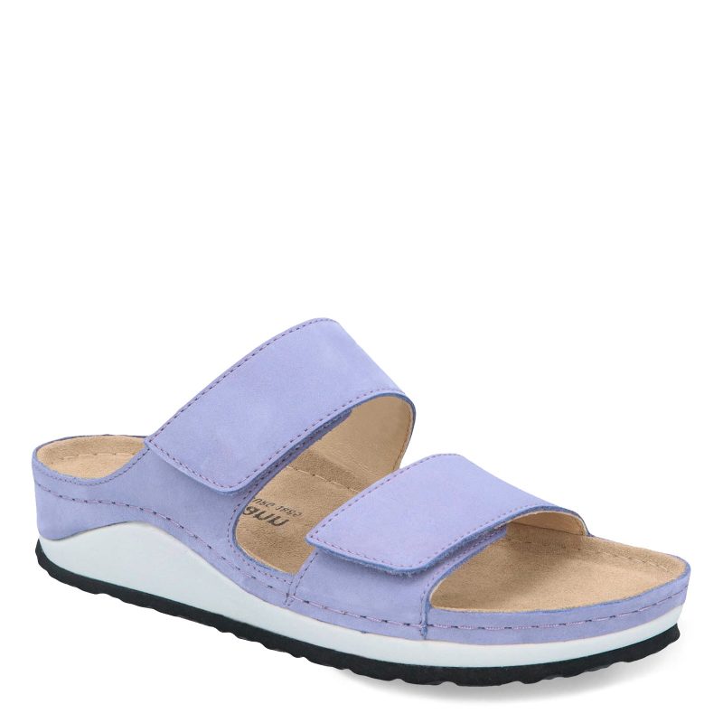 01352 268 Womens Berkemann Sirena Sandal Purple Nubuck