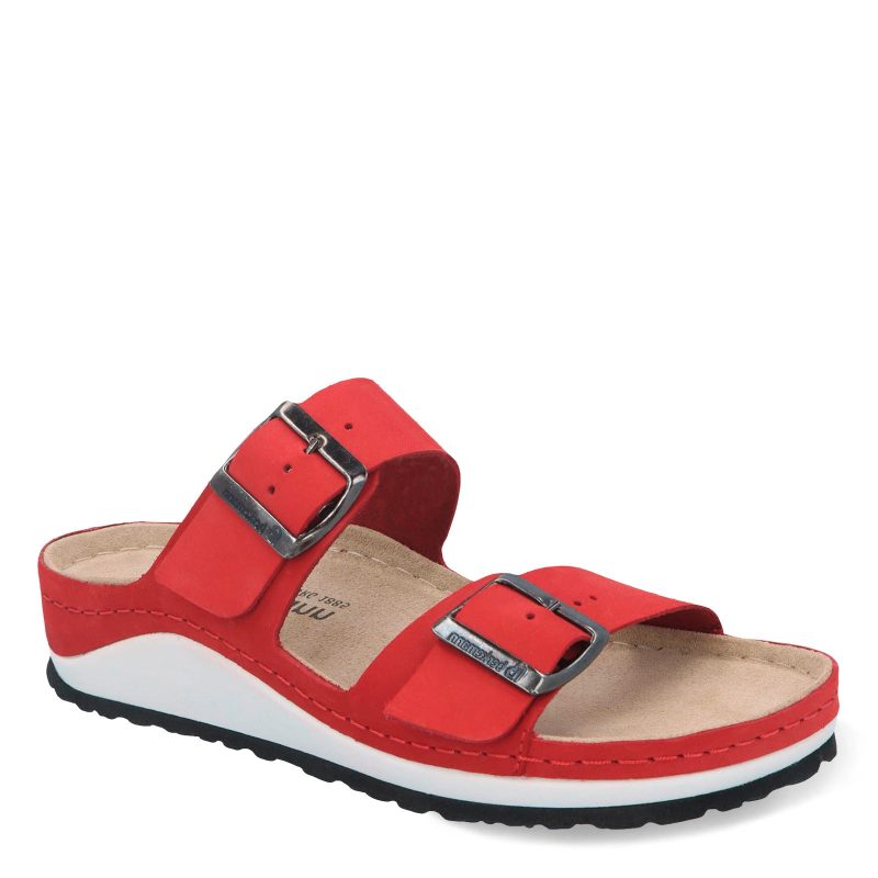 01367 234 Womens Berkemann Belina Sandal Red Nubuck