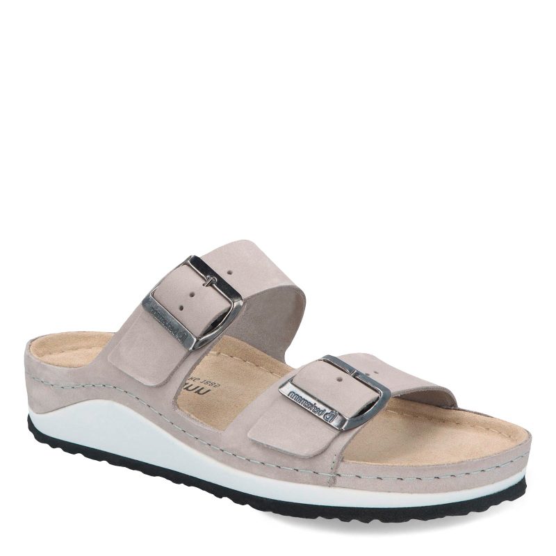 01367 719 Womens Berkemann Belina Sandal Light Gray Nubuck