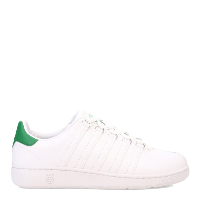 07321 168 M Mens K Swiss Classic Vn Sneaker White Green 1