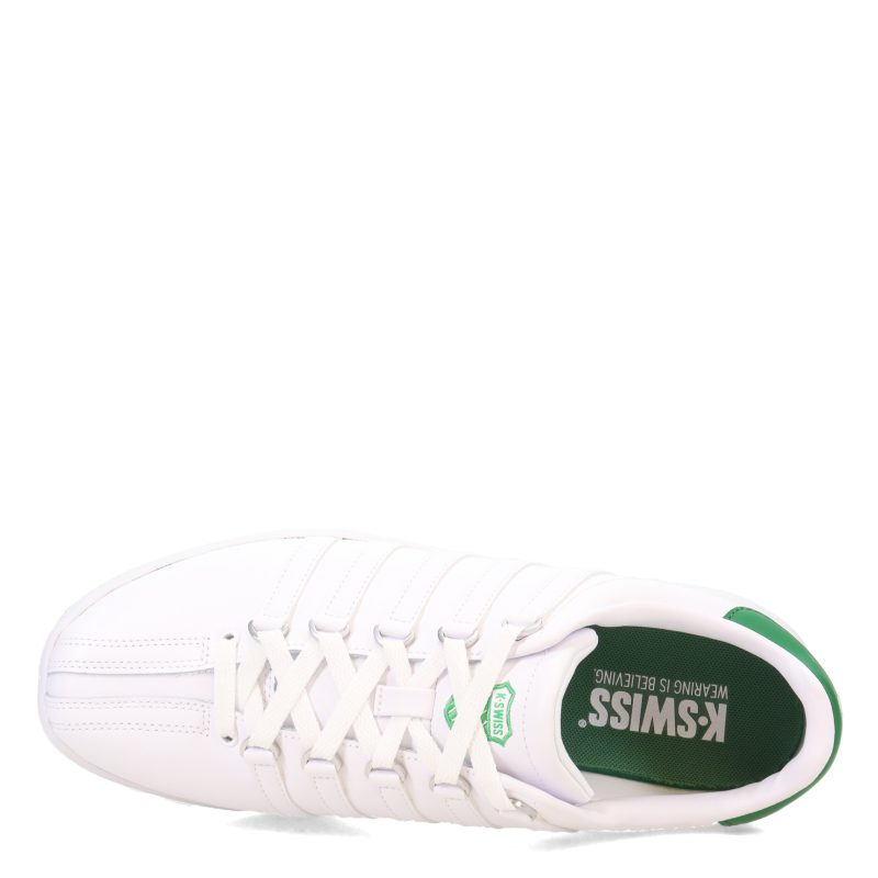 07321 168 M Mens K Swiss Classic Vn Sneaker White Green 5