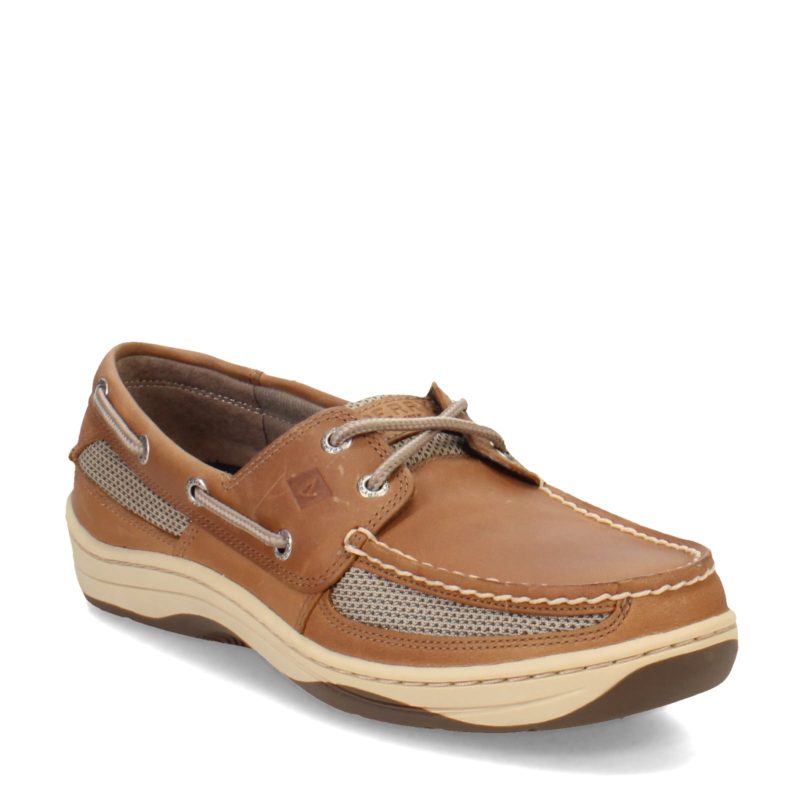 0771253 Mens Sperry Tarpon 2 Eye Boat Shoe Dark Tan