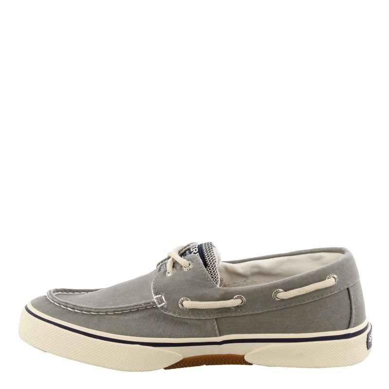 0772830 Mens Sperry Halyard Boat Shoe Gray 3