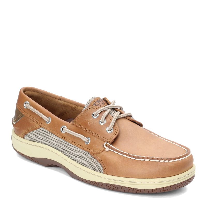 0799320 Mens Sperry Billfish 3 Eye Boat Shoe Tan Dark