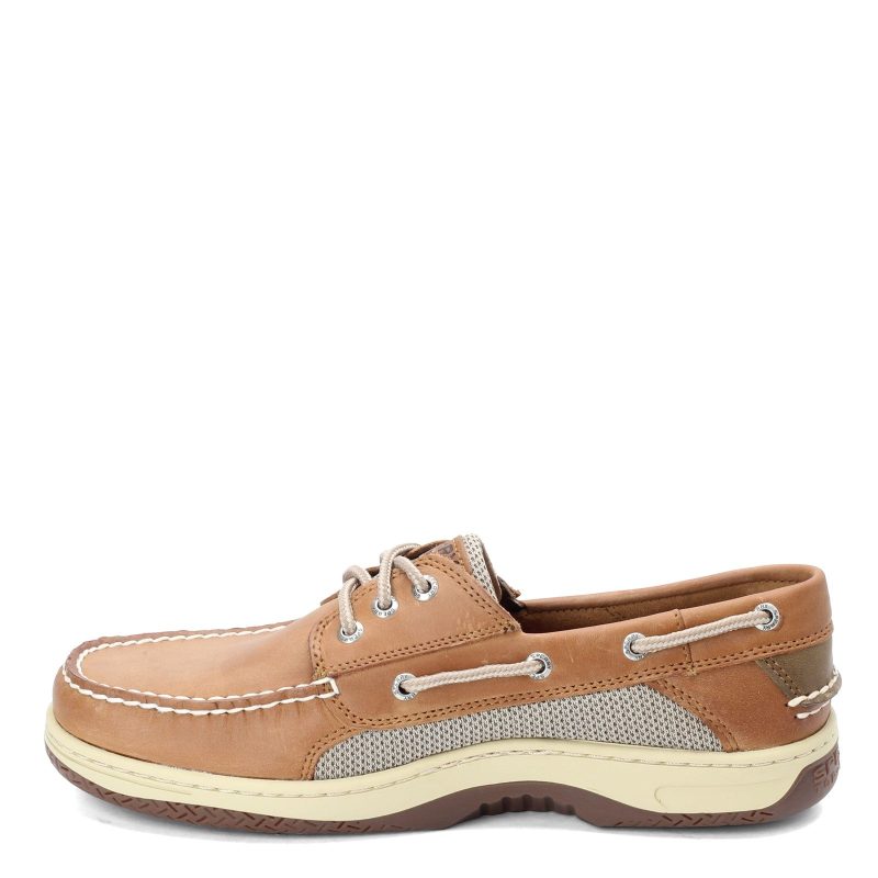 0799320 Mens Sperry Billfish 3 Eye Boat Shoe Tan Dark 3