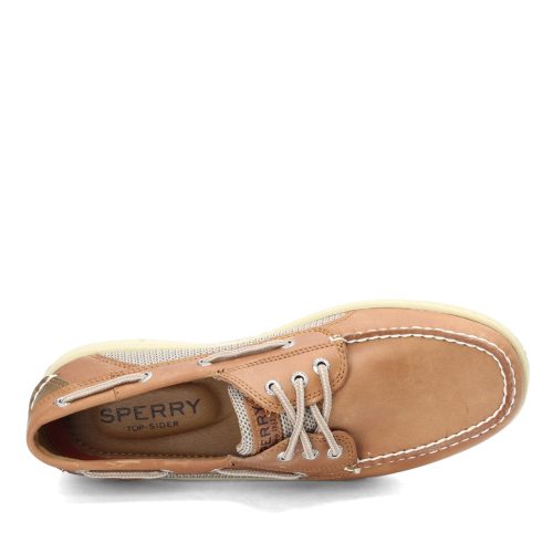 0799320 Mens Sperry Billfish 3 Eye Boat Shoe Tan Dark 5