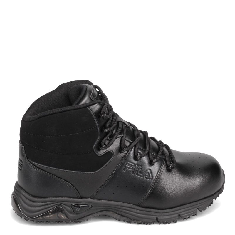 1 Sh40238 001 Mens Fila Memory Breach Sr Steel Toe Work Boot Black 1