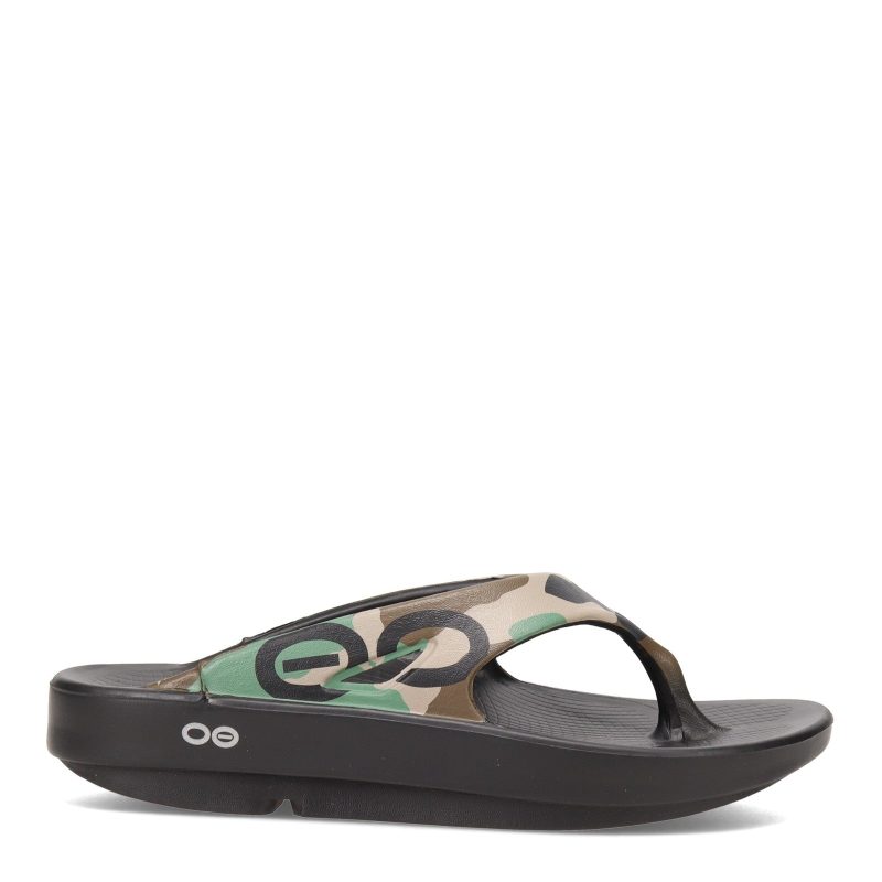 1001 Blkcam Unisex Oofos O Original Sandal Black Camo 1