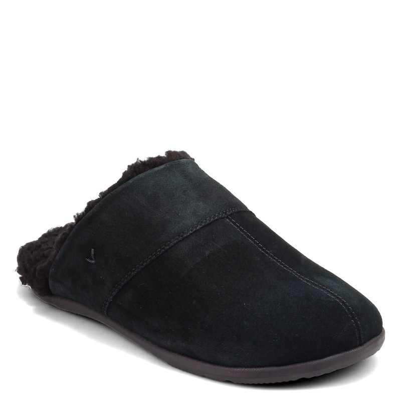 10010990 Blk Mens Vionic Alfons Slipper Black