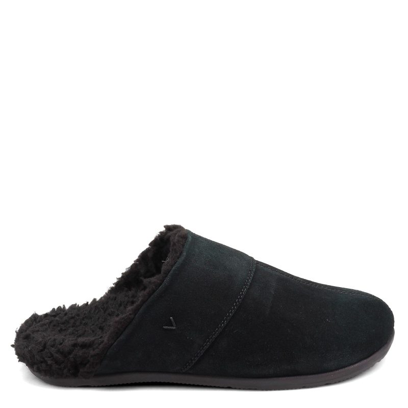 10010990 Blk Mens Vionic Alfons Slipper Black 1