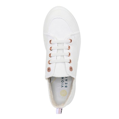 10011625122 Womens Vionic Beach Pismo Sneaker Cream 5