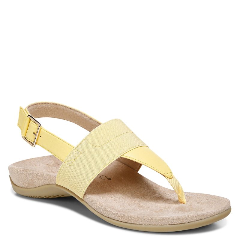 10012125 700 Womens Vionic Danita Sandal Yellow 1f5897d4 18ba 4cd2 856e ad09cfe35eda