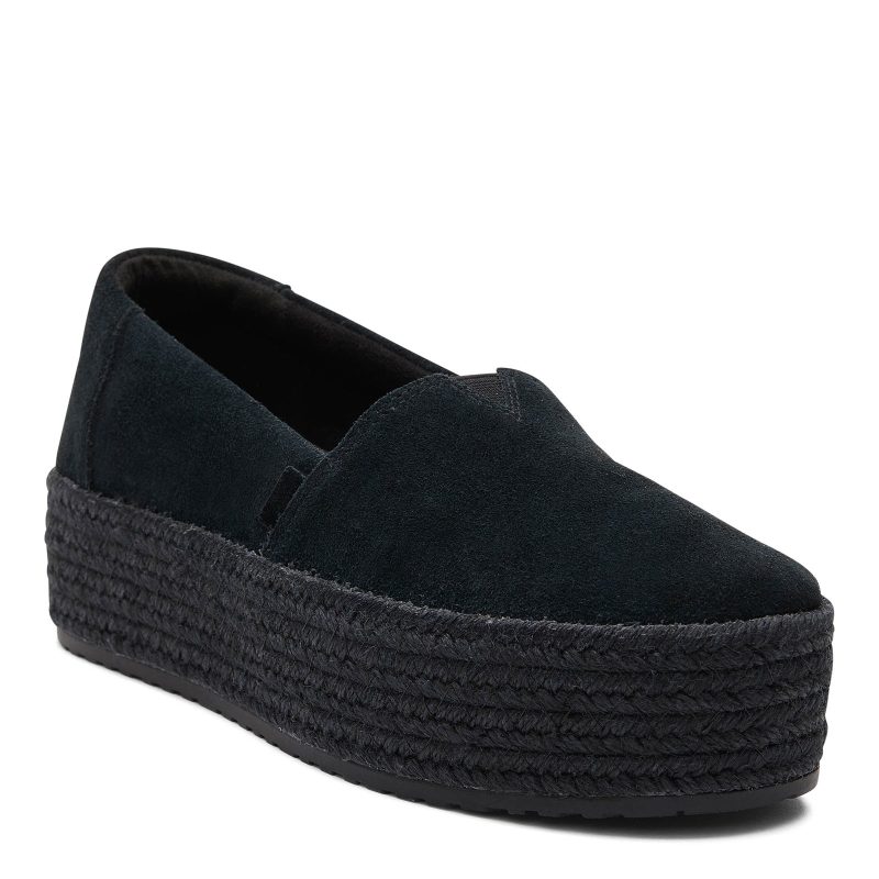 10020198 Womens Toms Valencia Slip On Black