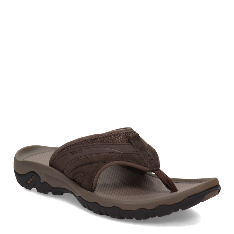 1002432 Tkcf Mens Teva Pajaro Sandal Thong Sandal Turkish Coffee