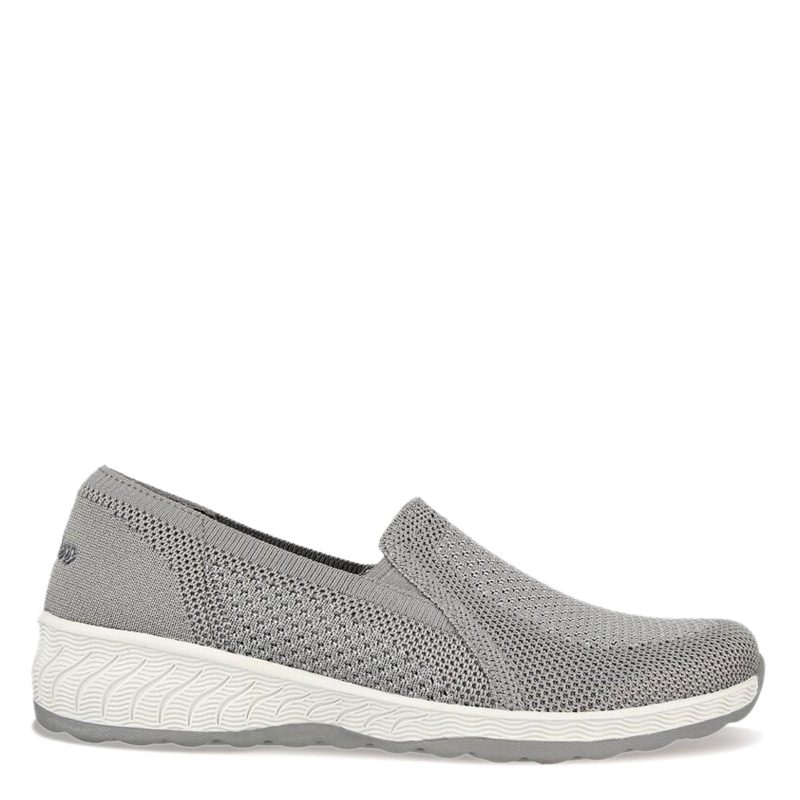 100454 GRY Womens Skechers Relaxed Fit Up Lifted New Rules Slip On Grey 1 a2d29f62 b1ed 4e97 8225 18d2ff5af21a