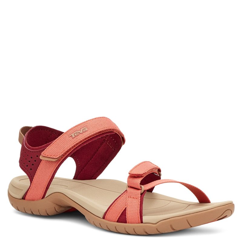 1006263 LNML Womens Teva Verra Sandal Red Orange 094f57b2 d187 4b32 b33a 5baad3b11f8d