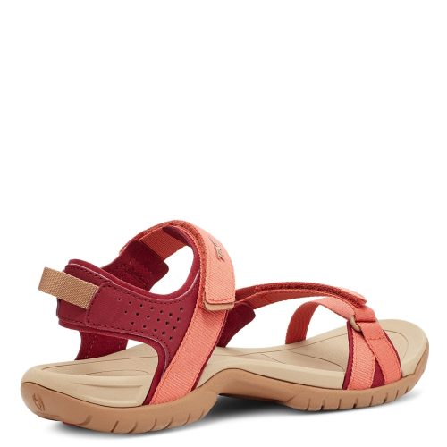 1006263 LNML Womens Teva Verra Sandal Red Orange 7