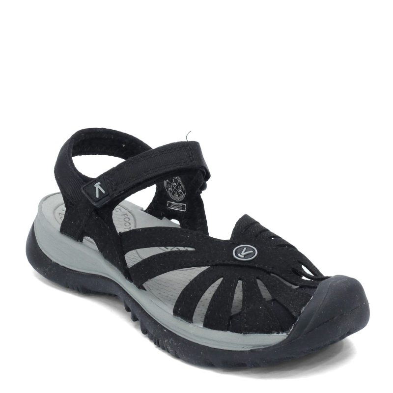 1008783 Womens Keen Rose Sandal Black Gray