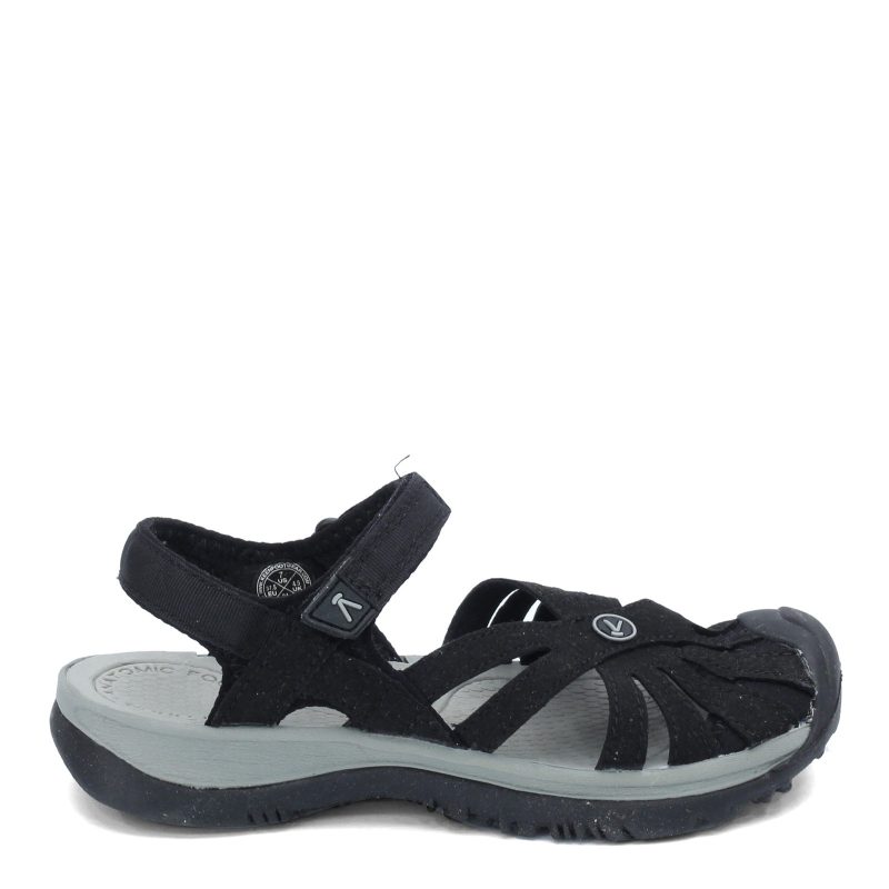 1008783 Womens Keen Rose Sandal Black Gray 1