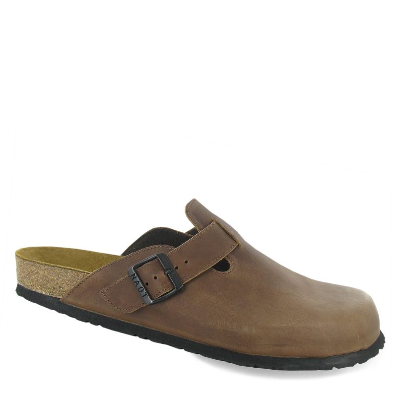 1010 E92 Mens Naot Spring Classic Clog Saddle Brown