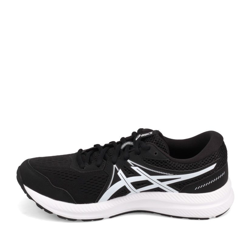 1011 B039002 Mens Asics Gel Contend 7 Running Shoe Extra Wide Width Black White 3