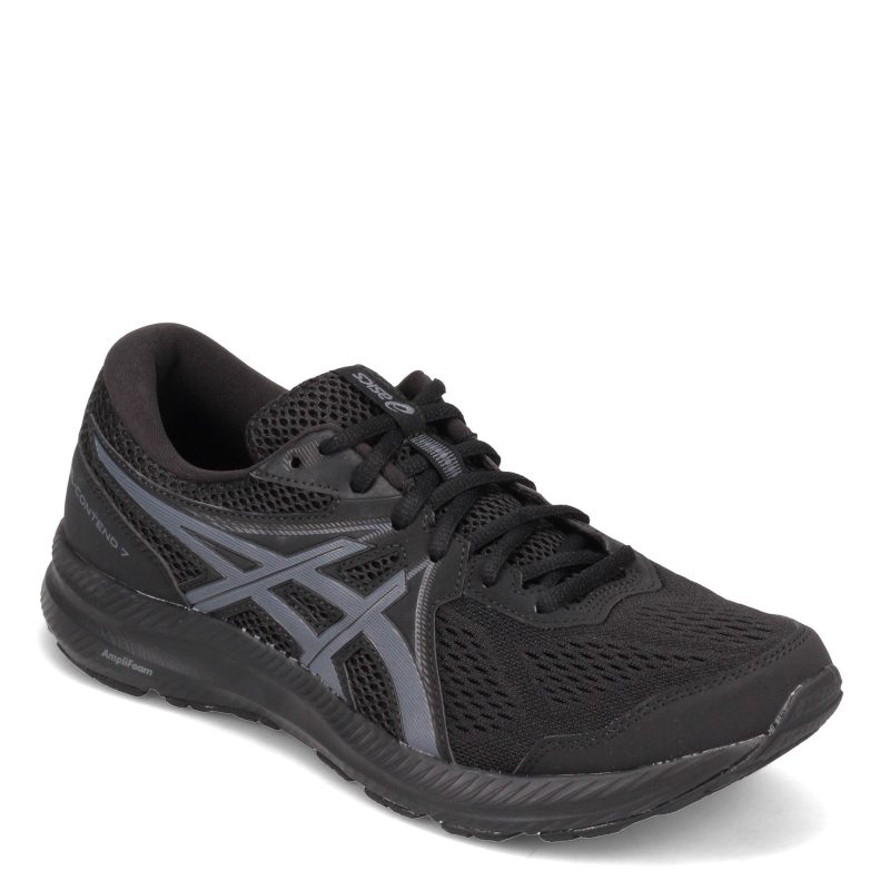 1011 B040 001 Mens Asics Gel Contend 7 Running Shoe Black Gray