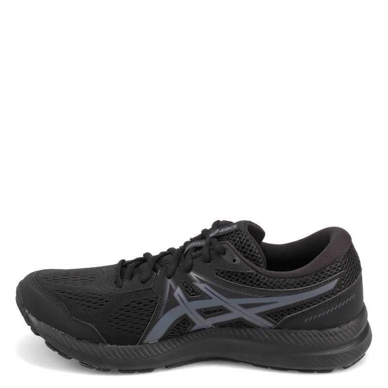 1011 B040 001 Mens Asics Gel Contend 7 Running Shoe Black Gray 3