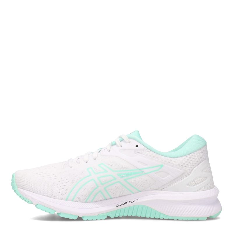 1012 A878101 Womens Asics Gt 1000 10 Running Shoe White Silver 3