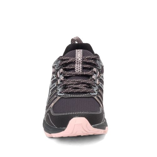 1012 A983 021 Womens Asics Gel Venture 7 Trail Running Shoe Black Grey Pink 2