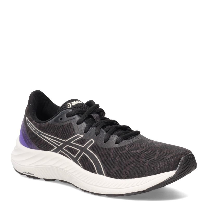 1012 B085001 Womens Asics Gel Excite 8 Running Shoe Black Oyster Grey