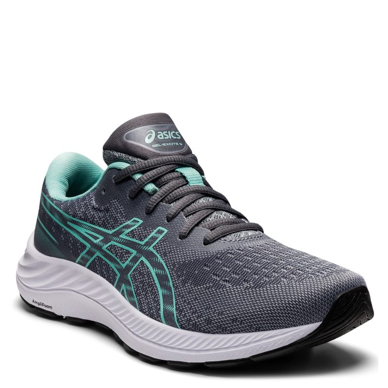 1012B182021 Womens Asics Gel Excite 9 Running Shoe Grey Green