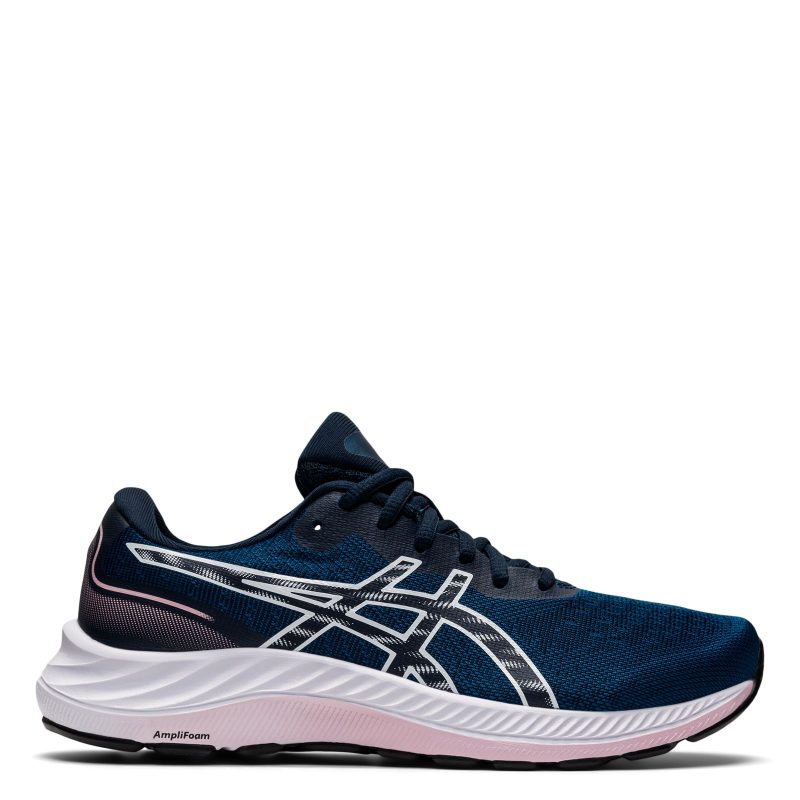 1012B183400 Womens Asics Gel Excite 9 Running Shoe Wide Width Blue White 1