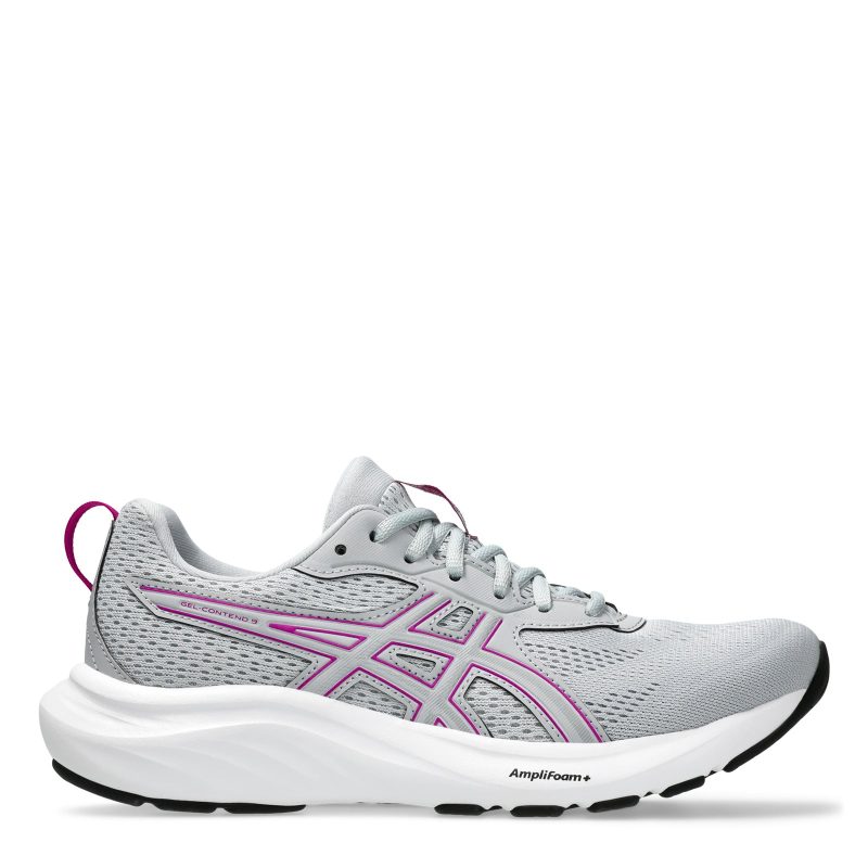 1012B678 020 Womens Asics Gel Contend 9 Running Shoe Wide Width Piedmont Grey Purple Spectrum 1