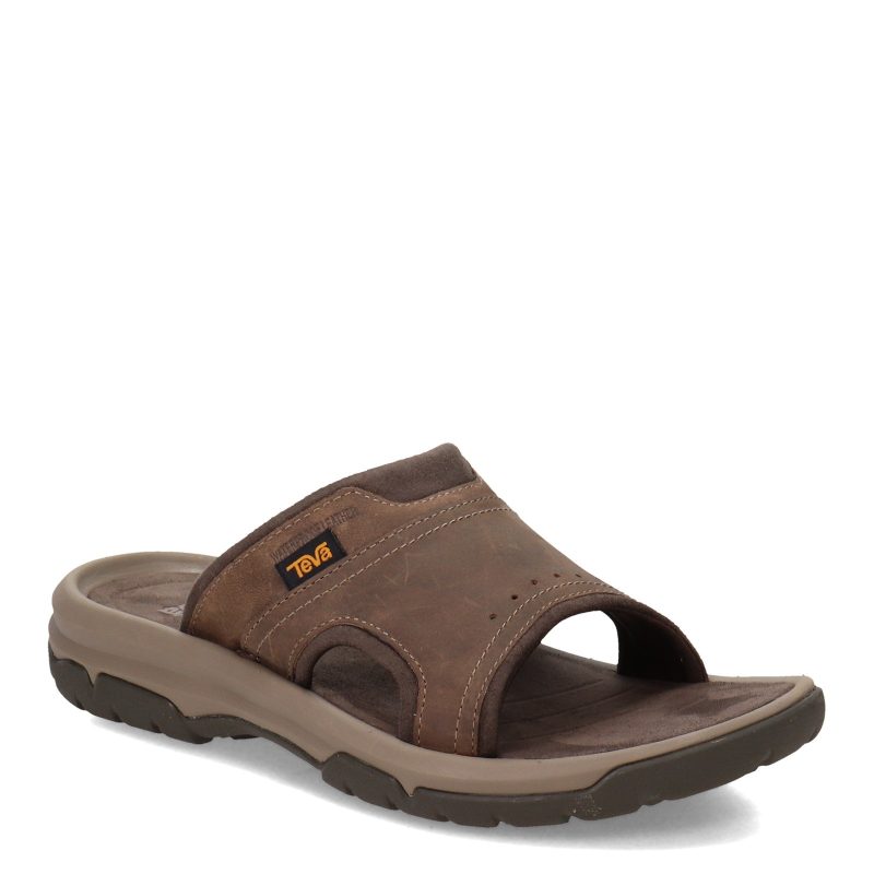 1015150 Wal Mens Teva Langdon Slide Walnut