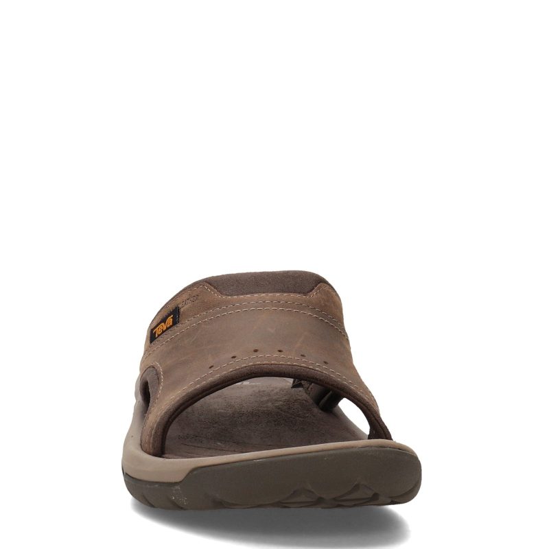 1015150 Wal Mens Teva Langdon Slide Walnut 2