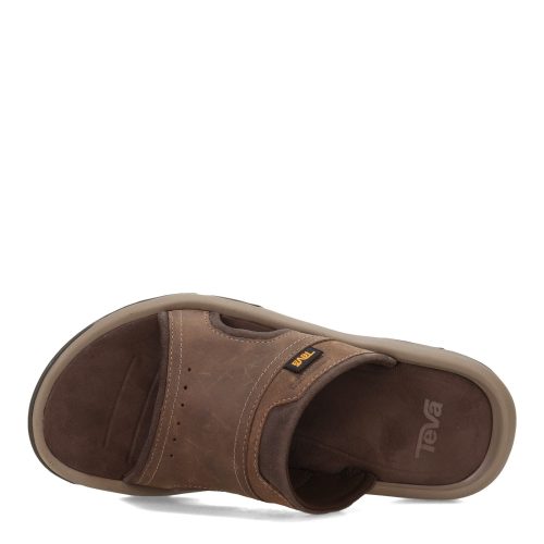 1015150 Wal Mens Teva Langdon Slide Walnut 5