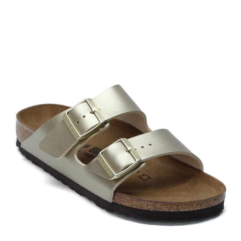 1016 111 N Womens Birkenstock Arizona Birkoflor Sandal Narrow Width Gold 4f90aa1d 76be 4450 b082 8404784039e9