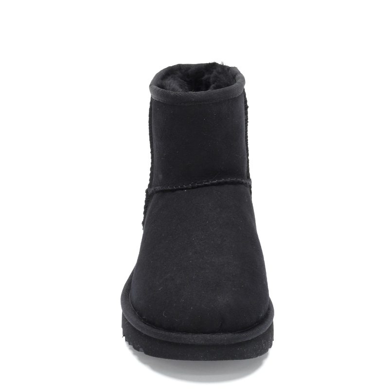 1016222 Blk Womens Ugg Classic Mini Ii Boot Black 2