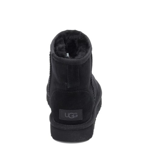 1016222 Blk Womens Ugg Classic Mini Ii Boot Black 4