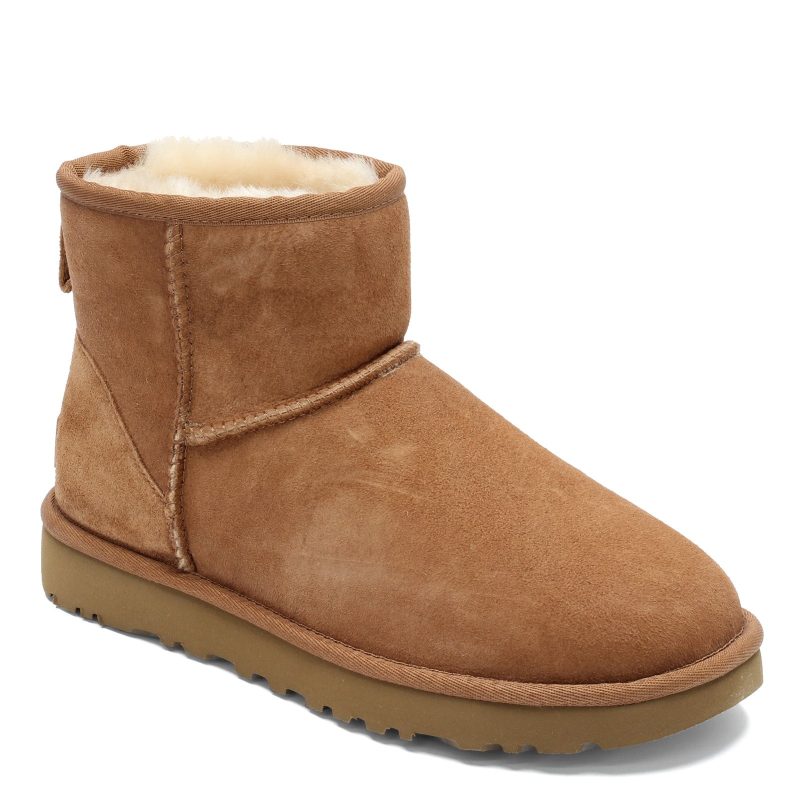 1016222 Che Womens Ugg Classic Mini Ii Boot Chestnut