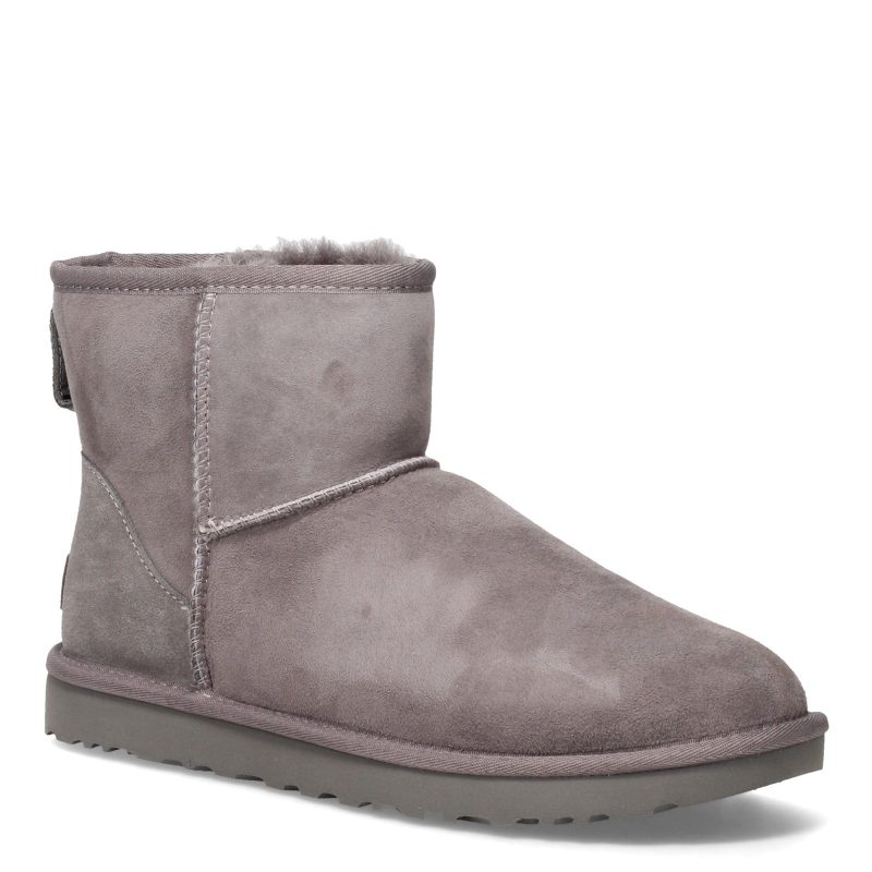 1016222 Grey Womens Ugg Classic Mini Ii Boot Gray