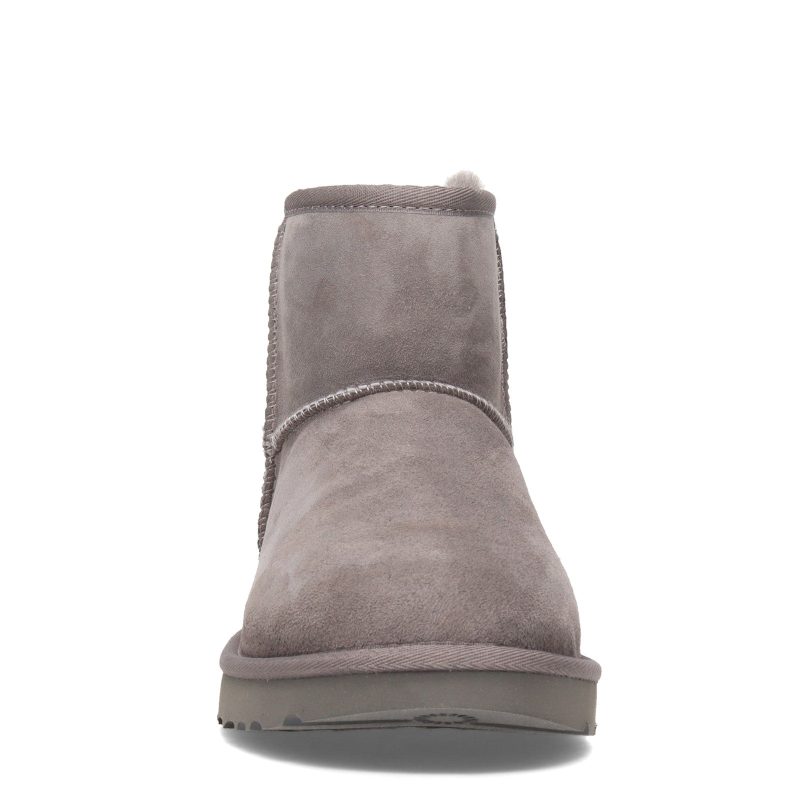 1016222 Grey Womens Ugg Classic Mini Ii Boot Gray 2