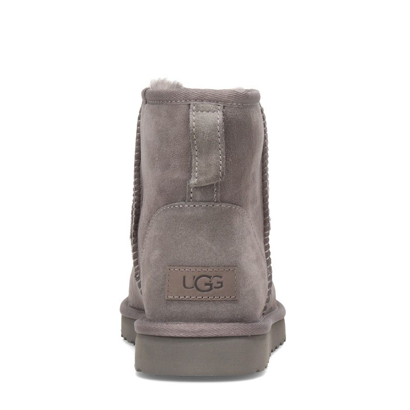 1016222 Grey Womens Ugg Classic Mini Ii Boot Gray 4