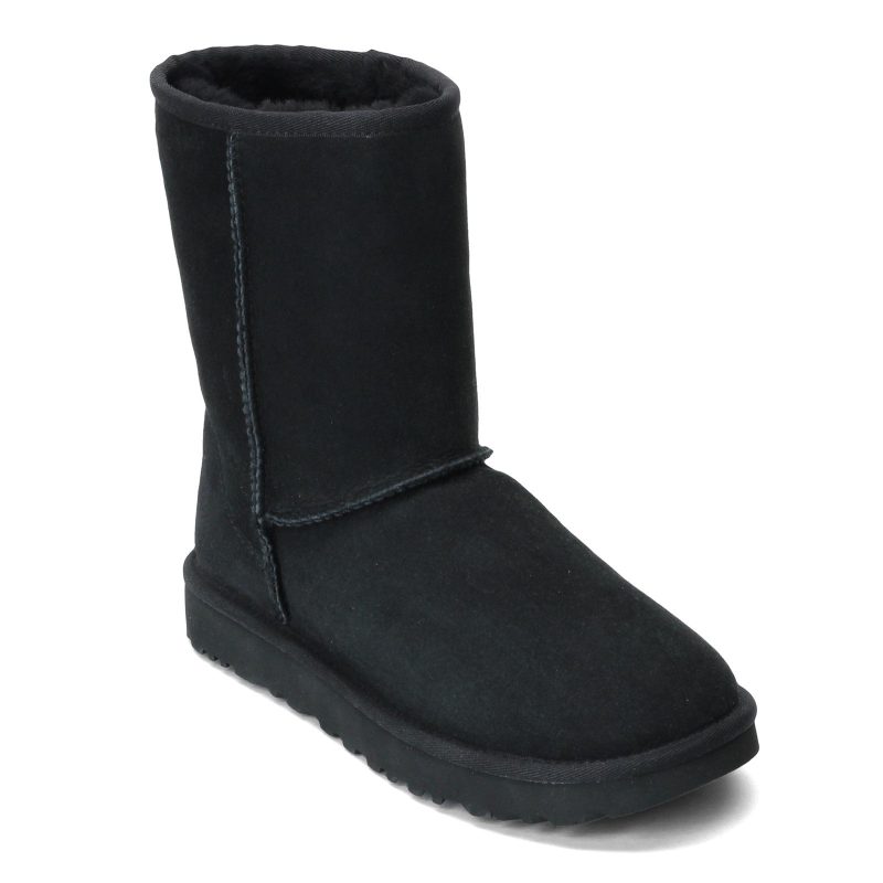 1016223 Blk Womens Ugg Classic Short Ii Boot Black