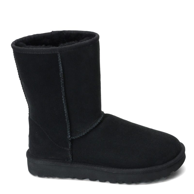 1016223 Blk Womens Ugg Classic Short Ii Boot Black 1