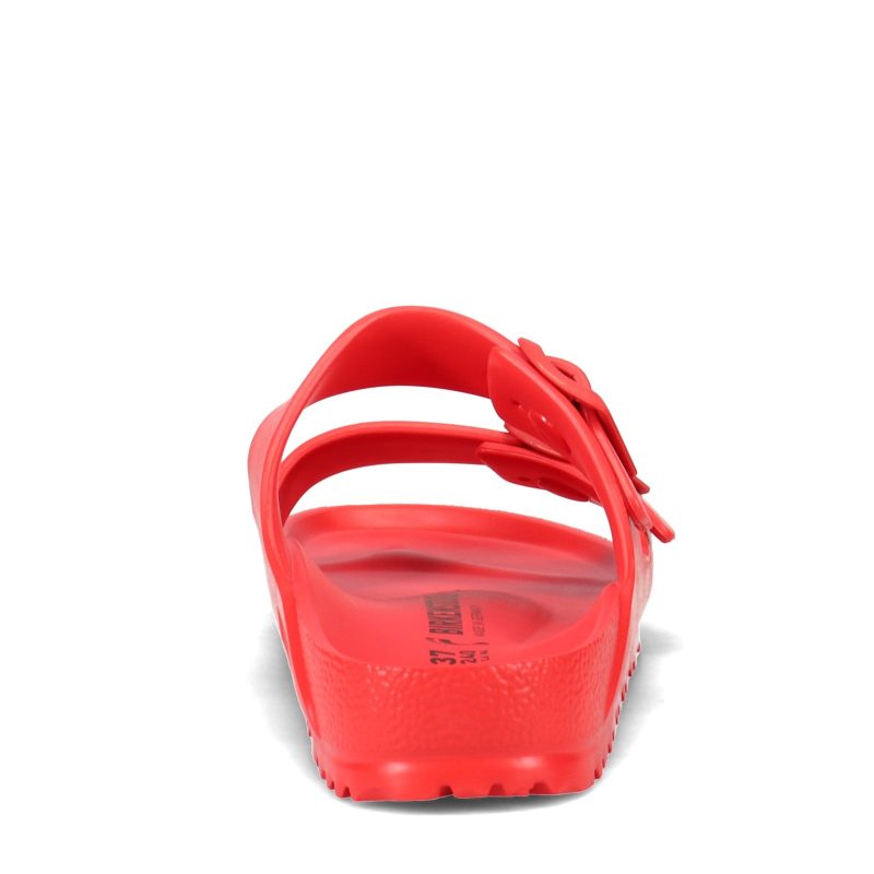 1017996 N Womens Birkenstock Arizona Essentials Eva Sandal Red 4