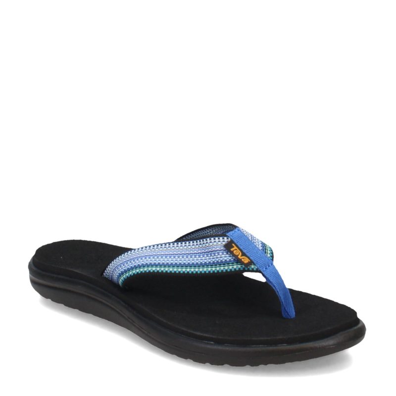 1019040 ABMLT Womens Teva Voya Flip Sandal Blue Multi