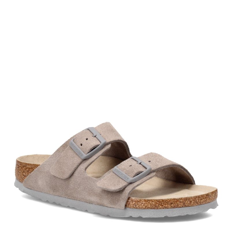 1020 557 N Womens Birkenstock Arizona Soft Footbed Sandal Narrow Width Stone a8bacb12 bb67 43fc 857d 0b4f2e4312a3